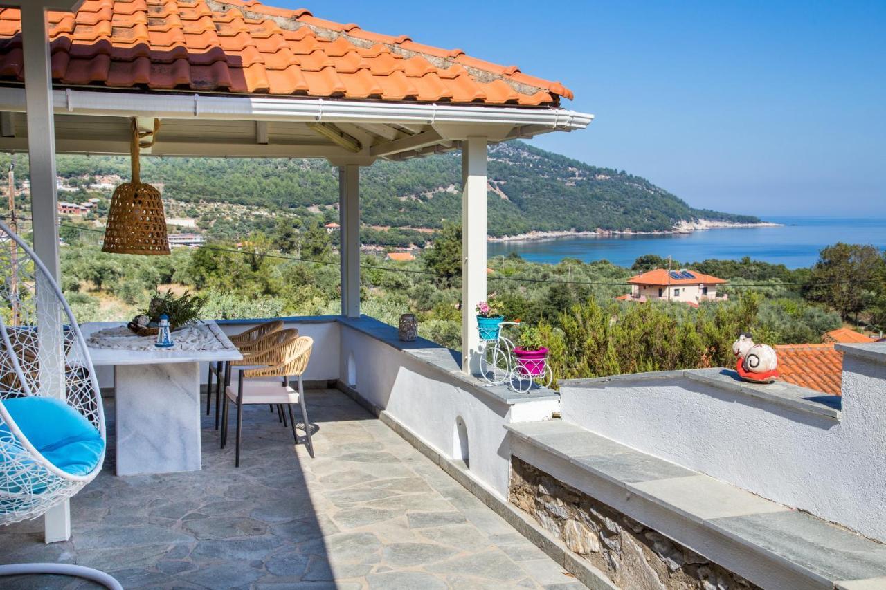 Vista Del Mare Luxury Villa Kinira Eksteriør billede